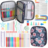 Sopena 115Piece Crochet Hooks Set Crochet Hook Kit with Storage Case and Crochet Needle Accessories Crochet Needles Kit Hand Kn