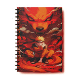 Zenithink Naruto Anime Wiro Journal Notebook | 80 Gsm Paper With 350Gsm Hard Cover | Single Ruled | Pages 160 | A5 Size | Wiro