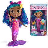 Gabby's Dollhouse: The Movie, Sing & Shine Mermaid Gabby, Waterproof Mermaid Doll with Lights & Sounds, Kids Toys for Girls & Bo