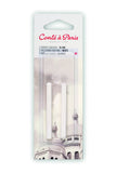 Cont Paris HB 2 Count Sketching Crayons, White
