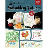 Aunt Marthas 400 Kitchen Designs Embroidery Transfer Pattern Book, Over 25 Iron On Patterns
