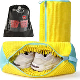 Tryv Shoe Washing Machine Bag For Sneakers (Pack Of 1+1) | Thick Microfiber Laundry Travel Bag With Durable Zipper | Reusable 36