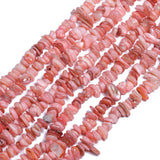 THRELE Chip Shell, 260pcs 5-8mm Irregular Shell Beads with Holes, Pink Shell & Rose Quartz Like Chip Beads for Jewelry Making