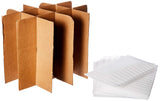 Uboxes Glass cell divider kit Box compartments & foam pouches to protect your glasses (GLASSPACK012)