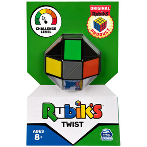 Rubik's Twist, Colorful 3D Puzzle Classic Brain Teaser Retro Fidget Toy Bend & Twist Into Shapes Objects Animals, for Adults & K