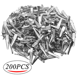 Alligator Hair Barrette, 200pcs 3cm Alligator Hair Clips with Teeth Hair Bow Clips Hairdressing Salon Hair Grip for Women and Gi