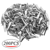 Alligator Hair Barrette, 200pcs 3cm Alligator Hair Clips with Teeth Hair Bow Clips Hairdressing Salon Hair Grip for Women and Gi