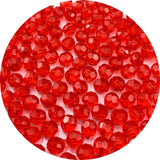 Jmassyang 200 Pieces 10mm Acrylic Round Faceted Beads Loose Crystal Plastic Spacer Beads Colorful with Hole for Jewelry Making D