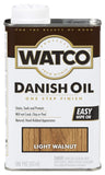 RustOleum Watco 65551 Danish Oil Wood Finish, Pint, Light Walnut
