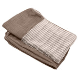 Furhaven Replacement Dog Bed Cover Luxe Faux Fur & Performance Linen Sofa-Style, Machine Washable - Woodsmoke, Jumbo Plus (XX-La