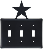 8 Inch Star Triple Switch Cover