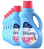 Downy Ultra April Fresh Laundry Fabric Softener Liquid, Six 34 Fl Oz Bottles, 240 Loads Total