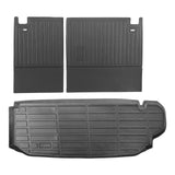 VEVOR Cargo Mats Compatible with Toyota Kluger & Highlander 2020-2024, Custom Fit TPE Cargo Liner Set for SUVs, Trunk and Rear B