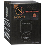 Norvell Premium Spray Tan Solution Dark Rapid 1 liter - Professional Sunless Tanning Formula for Fast Natural Bronze Glow, Strea