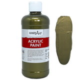 Handy Art Student Acrylic Paint 16 ounce, Metallic Brass