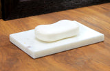 StonKraft KLEO Marble Stone Soap Dish Soap Holder Bath Accessories Bathroom Accessories (Rectangular)