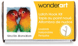 Wonderart Lovebirds Latch Hook Kit, 12 X 12 (426209)