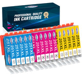251Xl Ink Cartridges Replacement For Canon Ink 251 251Xl Cartridges Compatible With Canon Mx922 Printer Ink Cartridges Ix6820 Ip7220 Ip8720 Mg7520 Mg5520 Mg5420 Mg6320 (5 Cyan 5 Magenta 5 Yellow) -Like New