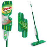Libman Freedom Spray Mop Kit | Microfiber Mop | Household Essentials | Hardwood Floor Cleaner | Wall Mop | 24 Oz Reservoir Tank 