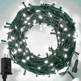 Upgraded 165FT 500 LED Christmas Outdoor Decoration Lights & Indoor, Memory Function & Timer & 8 Modes, Green Wire Waterproof St
