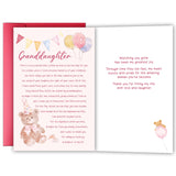 YIWANSIN Funny Granddaughter Birthday Card from Grandparents, Lovely Birthday Card Gift for Her, Heartfelt Sentimental Greeting 