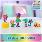 Gabby's Dollhouse, Celebration Themed Figures with Gabby Girl, 5 Cat Toy Figures, Surprise Toys & Dollhouse Accessories, Kids To