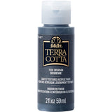 FolkArt, Obsidian 59 ml Assorted Acrylic 2 fl oz / 59ml Terra Cotta Paint For Easy To Apply DIY Crafts, Art Supplies With A Text