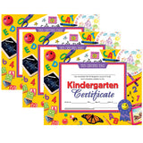 Hayes Publishing Kindergarten Certificate, 8.5 x 11, 30 Per Pack, 3 Packs