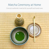 Premium Japanese Ceremonial Matcha Green Tea Chawan Bowl Full Kit Matcha Whisk Set with Accessories and Tools Bamboo Chasen Matc