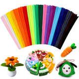 Giwrmu 200pcs 20colors Pipe Cleaners Craft, Pipe Cleaners Chenille Stem, Fuzzy Sticks Craft Supplies, Multi-Colored Pipe Cleaner