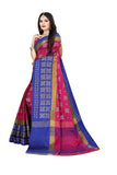 Leriya Fashion Soft Cotton & Silk Saree For Women Half Sarees Under 349 2020 Beautiful For Women Saree Free Size With Blouse Piece (Rani-Blue)
