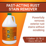 American Hydro Systems 2662 Rid O Liquid Rust Stain Remover, 1-Gallon Bottle, 1 Gallon