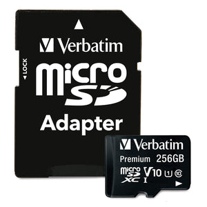 Verbatim Premium 256 GB Class 10/UHS-I (U1) microSDXC