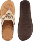 Shoetopia Womens Cream Stylish Trending Flats-Eu41,Cream,8,B09MN75FQ1