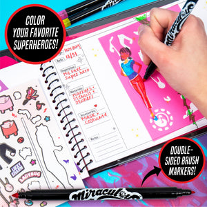 Miraculous Fashion Designer Sketchbook - Superhero Sketchbook for Kids Ages 6 & Up Ladybug Coloring Book