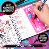 Miraculous Fashion Designer Sketchbook - Superhero Sketchbook for Kids Ages 6 & Up Ladybug Coloring Book