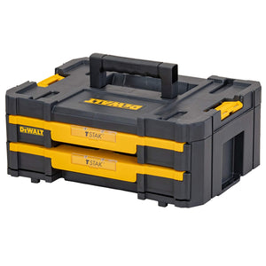 Dewalt Dwst1-70706 T-Stak Iv Tool Storage Box With 2-Shallow Drawers, Yellow/Black, 7.01 Cm*16.77 Cm*12.28 Cm