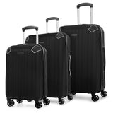 Swiss Mobility PVG Collection 3 Piece Hard Shell Luggage Set, Expandable Suitcases with 360Degree Spinner Wheels, Retractable H