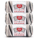 Red Heart All in One Granny Square Grande Sterling Yarn - 3 Pack of 250g/8.8oz - 100% Acrylic - #4 Worsted (Medium) - 440 Yards 