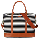 BAOSHA HB-28 Ladies Women Canvas Travel Weekender Bag Overnight Carry-on Duffel Tote Bag