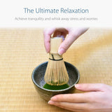 Premium Japanese Ceremonial Matcha Green Tea Chawan Bowl Full Kit Matcha Whisk Set with Accessories and Tools Bamboo Chasen Matc
