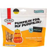 Primal Freeze Dried Dog Treats, Chicken with Pumpkin & Goat Milk, Grain Free Training Treats for Dogs with Probiotics, 2 oz