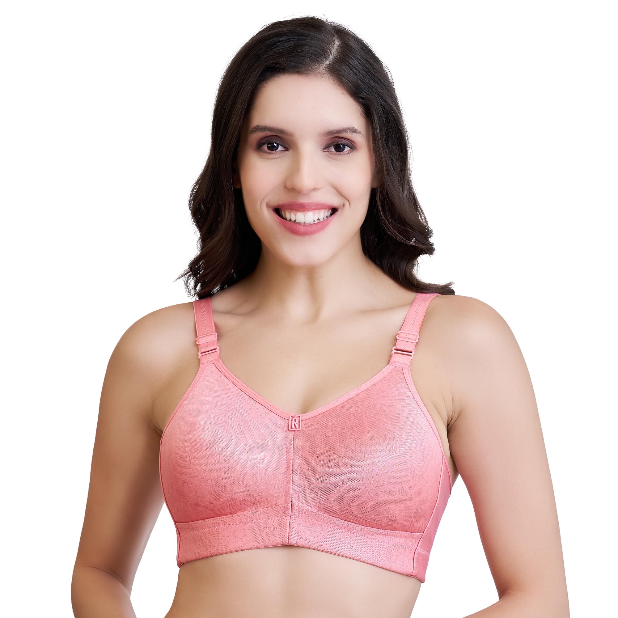 Riza - Truefit - Bra - Rose Gold - 32 - D - Cup,ROSE GOLD,32,B0DPZHM5YX