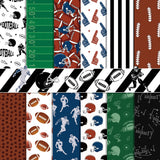 24pcs Football Pattern Paper 12 x 12 Football Dot DoubleSided Scrapbook Specialty Paper Scrapbook Paper for Card Making, Jo