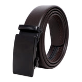 Zacharias Ab001 MenS Faux Leather Automatic Buckle Belt (Brown, Free Size)