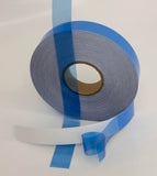 Transparent Vinyl Tape with Self-Adhesive. (1/2 inch x 50 ft, Light Blue)