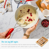 Dreamfarm Mini Flisk | 3 In 1 Stainless Steel Whisk With Ergonomic Handle | Balloon Whisk, Sauce Whisk And Flat Whisk Combined I