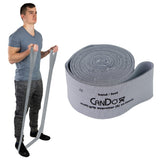 Cando MultiGrip 6 Foot Exercise Resistance Band with Hand/Foot Loops for Total Body Workouts, Training, Rehab, Stretching and T