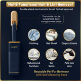 Lint Brush, Lint Remover, and Pet Hair Remover for Laundry, Clothes, Couches, Car Seats, Furniture and Fabric. Reusable Dog and