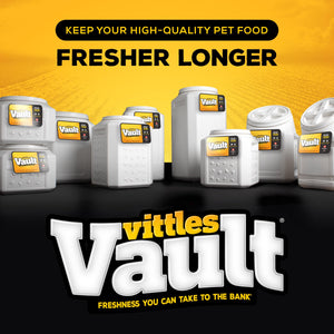Gamma2 Vittles Vault Dog Food Storage Container - Fits 25 Pounds - BPA-Free - Pet Food Storage Containers - Made in USA